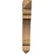 Ekena Millwork Olympic Arts & Crafts Smooth Bracket, Western Red Cedar, 5 1/2"W x 34"D x 38"H BKT06X34X38OLY03SWR - alternate 3